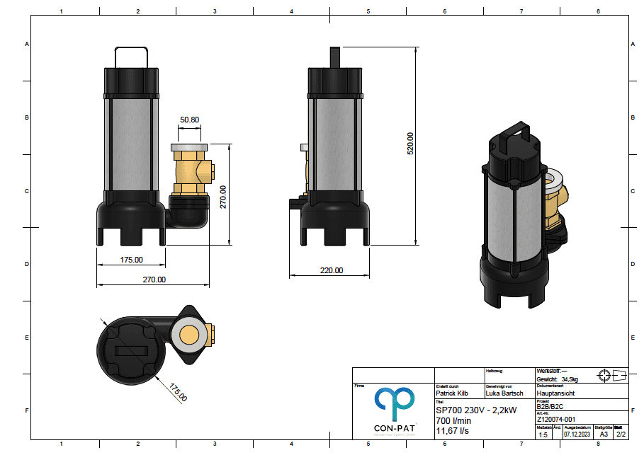 Vorschau SP700 230V