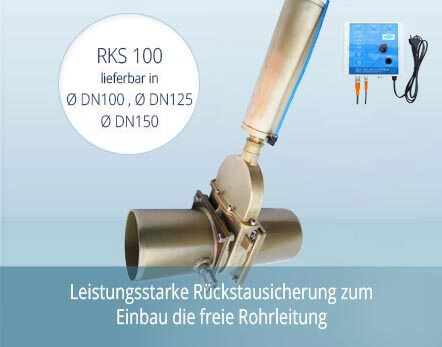 Con-Pat RKS-100 Rückstausicherung für die freie Rohrleitung